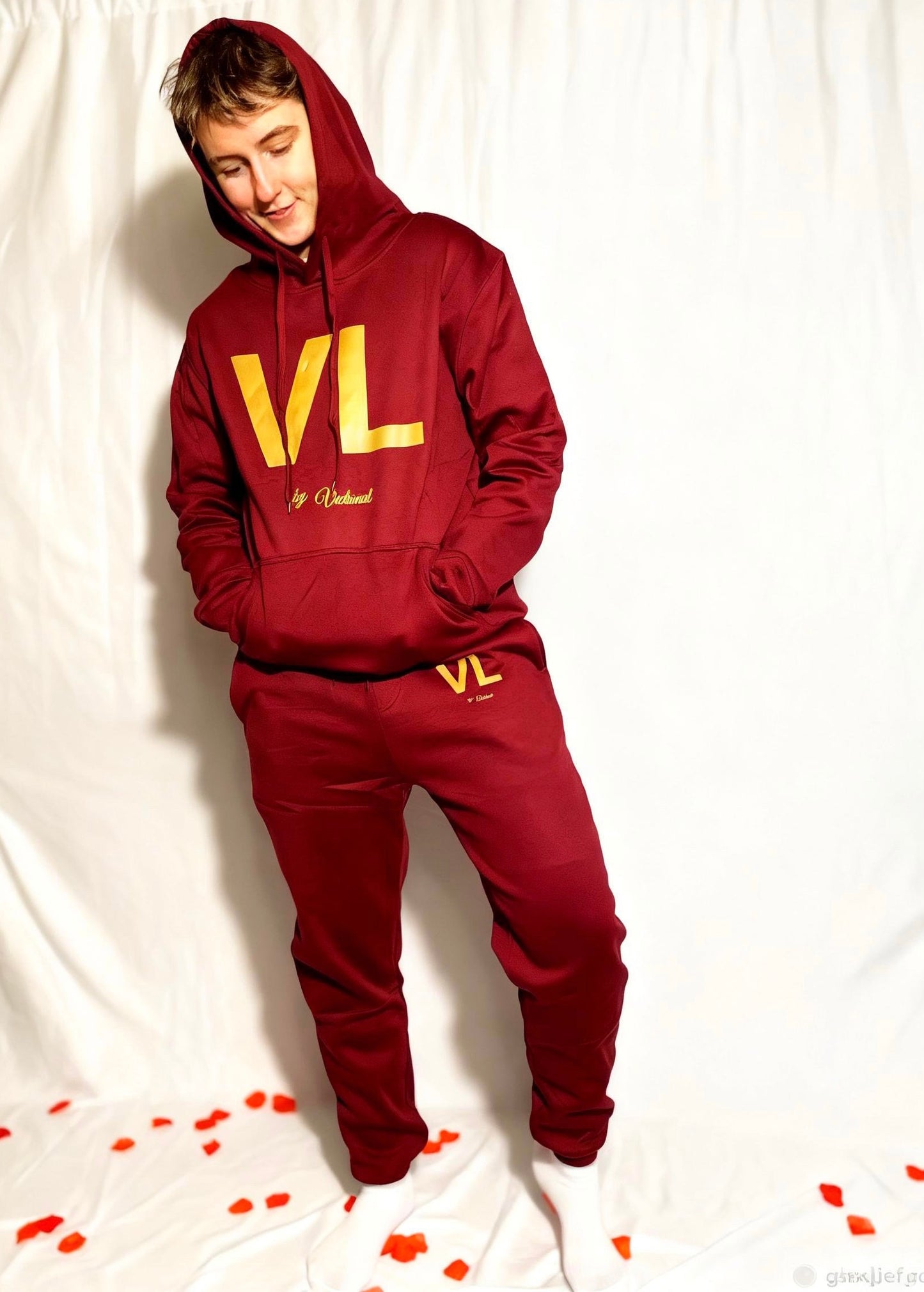 Cherry Red Two pieces set