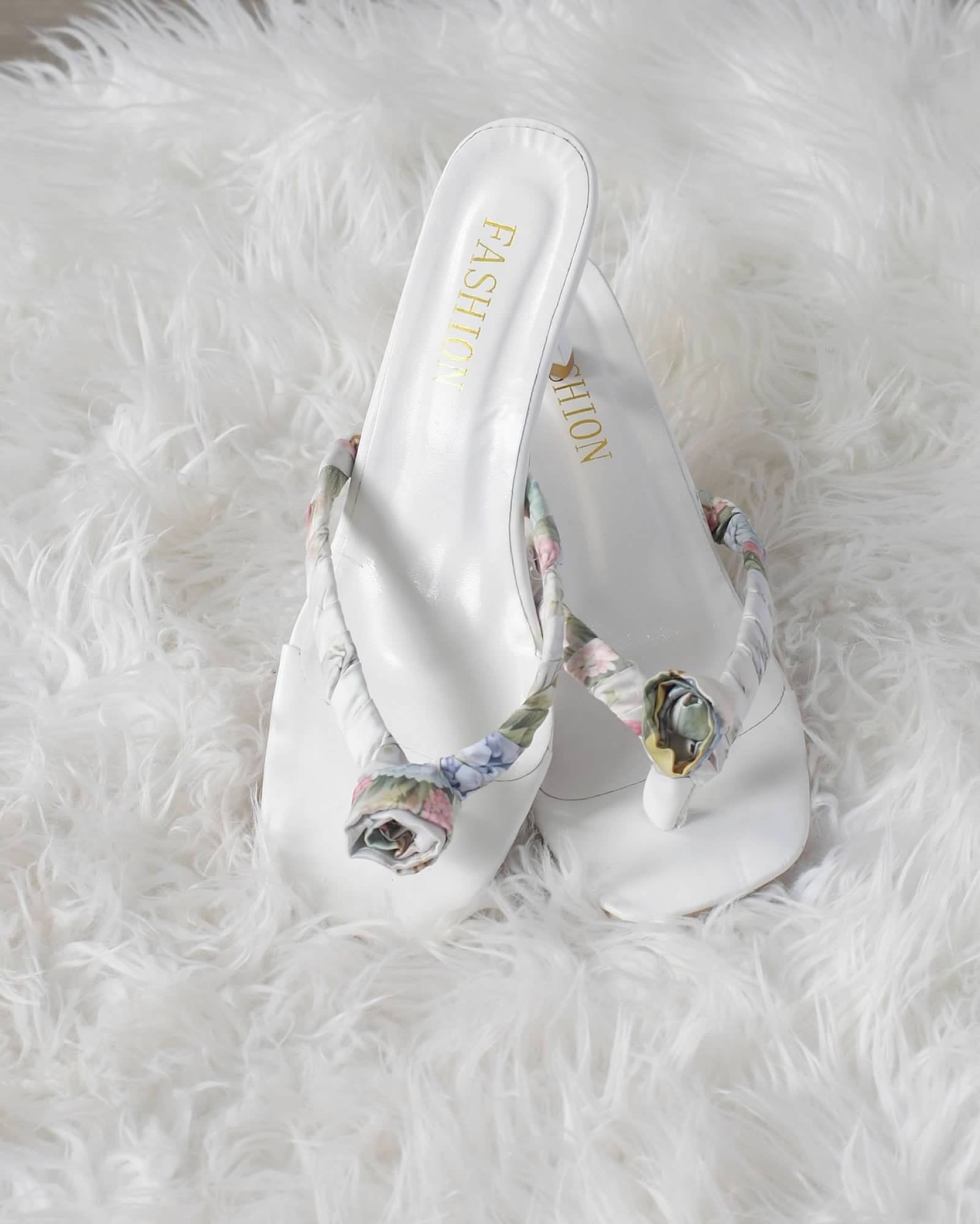 Summer garden Floral heels