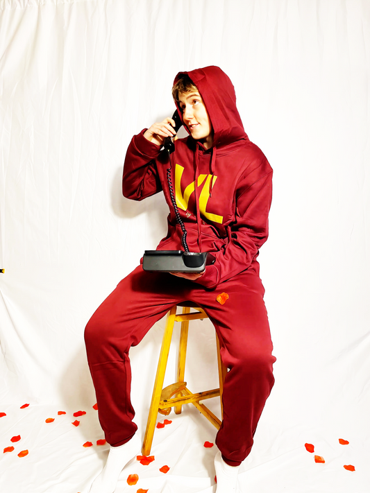 Cherry Red Two pieces set