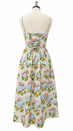 Summer garden floral dress