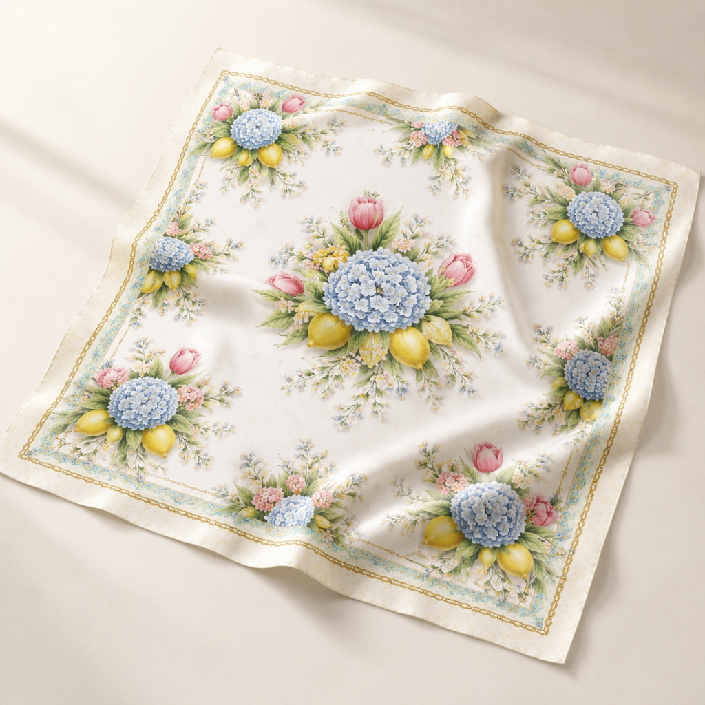 Summer garden scarf