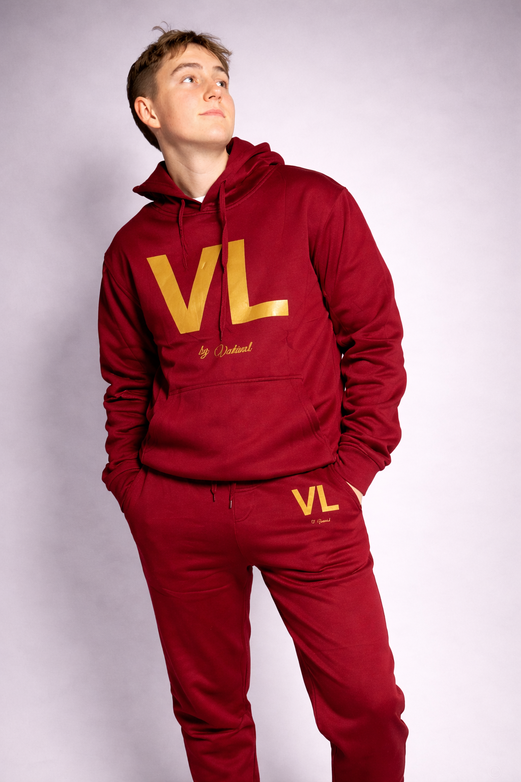 Cherry Red Two pieces set